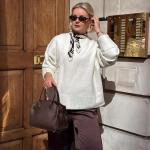 CATSEA Vintage Luxury Small Top Handle Bag