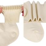 Cozyoffi Women’s Slouch Socks - 3 Pairs Off White