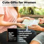 Luxury Black Girl Journal Notebook for Teens