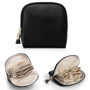 Vlando Velvet Jewelry Travel Case - Black