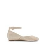 DREAM PAIRS Women's Glitter Ankle Strap Flats