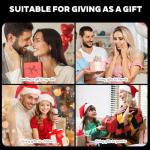 Black Leather Mini Makeup Bags Set for Travel