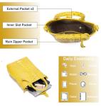 Elegant Crocodile Tote Bag for Women