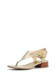 Michael Kors Pale Gold Women's Thong Sandal