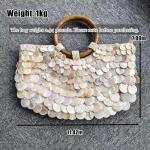 Luxury Shell Beaded Clutch Bag for Women