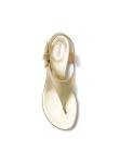 Michael Kors Pale Gold Women's Thong Sandal