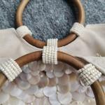 Luxury Shell Beaded Clutch Bag for Women