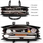 BOSTANTEN Women's Genuine Leather Laptop Tote Bag