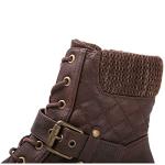 GLOBALWIN Women’s Brown Ankle Combat Boots 9M