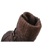 GLOBALWIN Women’s Brown Ankle Combat Boots 9M