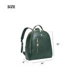 Apollo BFF Vegan Leather Backpack in Emerald Green