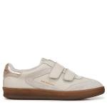 Sam Edelman Talia Sneakers in Ivory and Gold