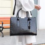 Crocodile Pattern Luxury Women's Handbag