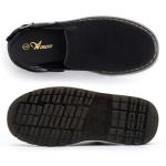 Athlefit Women's Comfort Clogs with Back Strap, Black