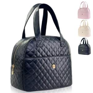 Mziart Chic Insulated Lunch Tote Bag - Black