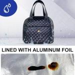 Mziart Chic Insulated Lunch Tote Bag - Black