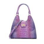 Crocodile Embossed Leather Tote Bag for Women