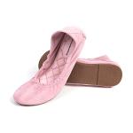 FUNKYMONKEY Women's Pink Ballet Flats, Comfortable Fit