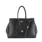 Genuine Leather Slouchy Top Handle Bag