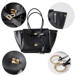 Genuine Leather Slouchy Top Handle Bag