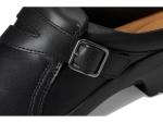 Clarks Women's Angie Braley Black Leather Mule