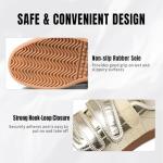 CYNLLIO Women’s Gold Leather Casual Sneakers