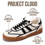 Cloud Leather Casual Sneakers with Memory Foam