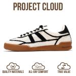Cloud Leather Casual Sneakers with Memory Foam