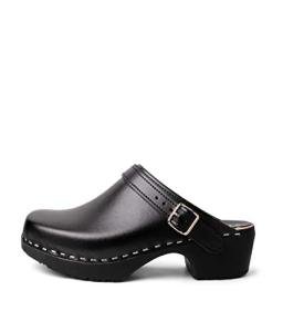 VERKA Women's Comfort Clogs - FLITIG Black 5-5.5