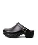 VERKA Women's Comfort Clogs - FLITIG Black 5-5.5