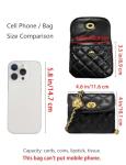 BEMYLV Black Leather Chain Belt Bag for Women