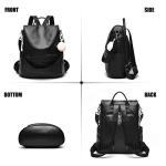 CHERUTY Women's Stylish Anti-Theft Leather Backpack