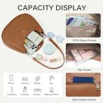 CLUCI RFID Small Vegan Leather Crossbody Bag