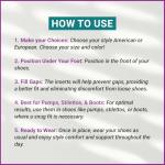 Sassy High Heel Insert Insoles for Women