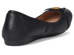 Cole Haan Black Leather Tova Ballerina Flats