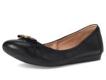 Cole Haan Black Leather Tova Ballerina Flats