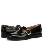 Sam Edelman Elaina Black Leather Loafers for Women