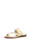 Michael Kors Vera Flat Thong Sandals in Pale Gold