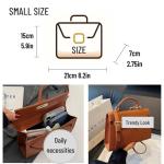 Trendy White PU Leather Crossbody Bag for Women