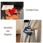 Trendy White PU Leather Crossbody Bag for Women