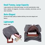 DOURR Women's Gray Cotton Canvas Shoulder Bag