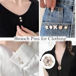 54PCS Junk Socks Charms Kit, Shoe Charms for Sneakers Girls,Silver Brooches and Pins for Women, Pearl and Rhinestone Sock Charm with Safety Pins, DIY Accessories for Decorating and Personalizing Socks