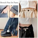 54PCS Junk Socks Charms Kit, Shoe Charms for Sneakers Girls,Silver Brooches and Pins for Women, Pearl and Rhinestone Sock Charm with Safety Pins, DIY Accessories for Decorating and Personalizing Socks