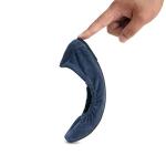 FUNKYMONKEY Women's Ballet Flats Soft Round Toe Comfortable Shoes (8 M US, Navy)