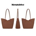 Montana West Tote Bag for Women Hobo Shoulder Purses and Handbags Gift Brown MWC-561BR