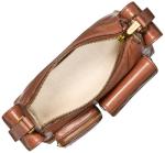 Michael Kors Women's Dakota Small Convertible Pocket Crossbody Bag, Antique Gold-Tone Hardware/Luggage