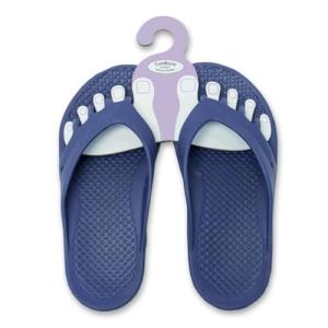 Comfeeze by Footlogix - Recovery Sandals for Women, Toe Separators, Pedicure Slippers with Toe Separator, Arch and Heel Support - 9.0 US | EU 39,Purple
