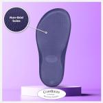 Comfeeze by Footlogix - Recovery Sandals for Women, Toe Separators, Pedicure Slippers with Toe Separator, Arch and Heel Support - 9.0 US | EU 39,Purple