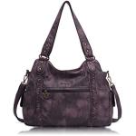 Angel Barcelo Large Purses for Women Soft PU Leather Hobo Bag for Women Shoulder Bag Coffee