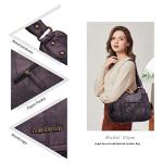 Angel Barcelo Large Purses for Women Soft PU Leather Hobo Bag for Women Shoulder Bag Coffee